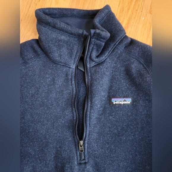 Patagonia Women's Quarter-Zip Better Sweater Fleece – Size M, Navy - Picture 3 of 6